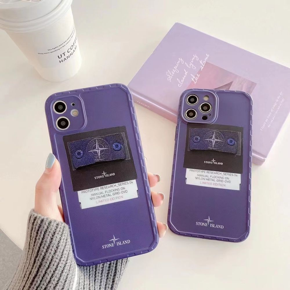 Чехол для iPhone 11 Stone Island Фиолетовый