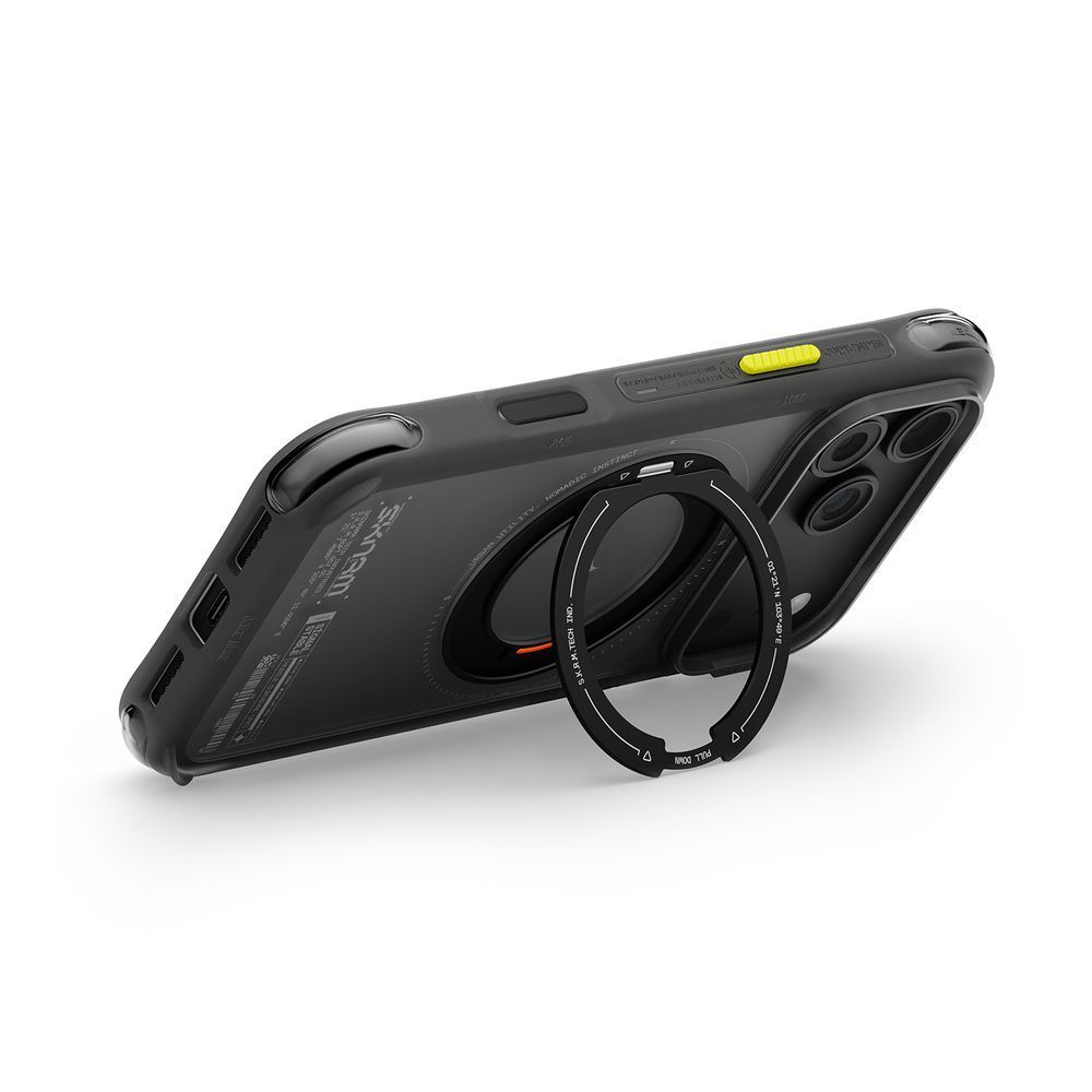 Чехол для iPhone 18 Pro Skinarma Atlas (2026) (Mag-Charge + Drift-Node&trade; Bumper) Black