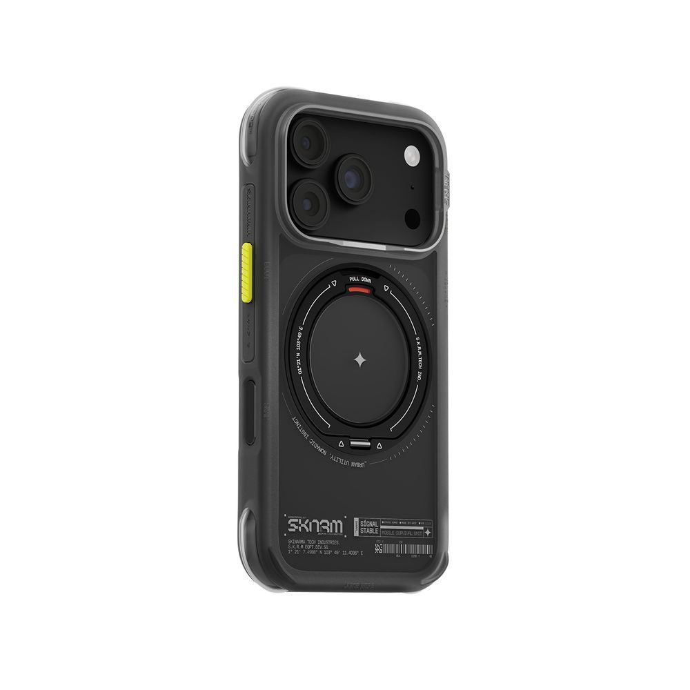 Чехол для iPhone 18 Pro Skinarma Atlas (2026) (Mag-Charge + Drift-Node&trade; Bumper) Black
