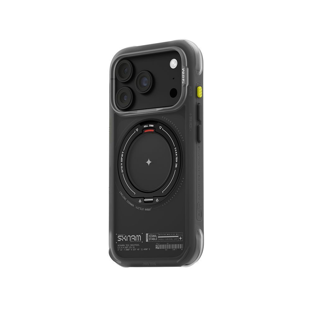 Чехол для iPhone 18 Pro Skinarma Atlas (2026) (Mag-Charge + Drift-Node&trade; Bumper) Black