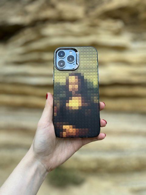 Чехол для iPhone 11 Pro Mosaic Mona Lisa Oil Painting