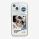 Чохол для iPhone 15 Plus Astronaut Cat NASA Прозорий