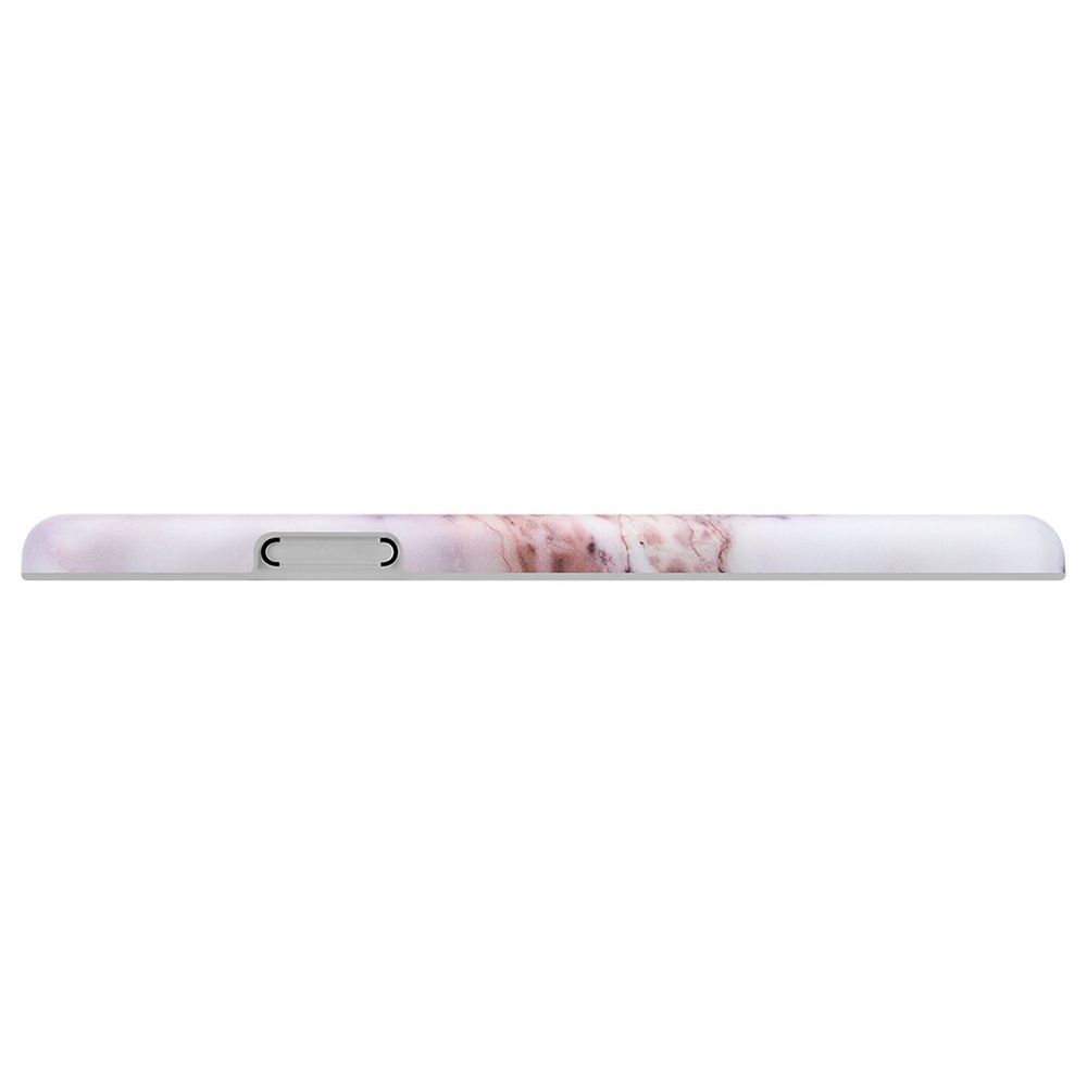 Силиконовый чехол на iPhone 11 Фиолетовый мрамор