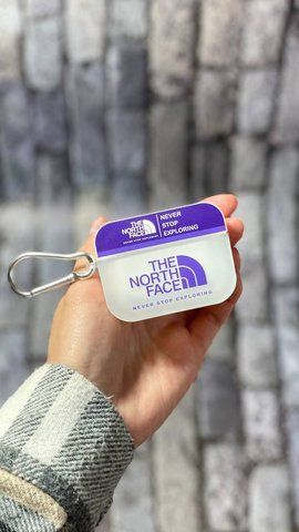 Чехол для Apple Airpods Pro The North Face Never stop exploring Синий