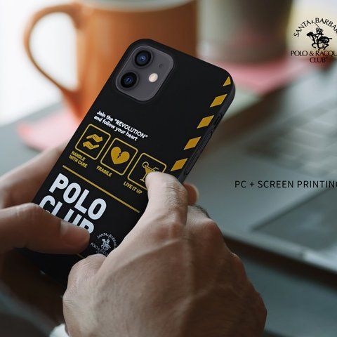 Чехол для iPhone 12 Pro Brion Santa Barbara Polo Черный