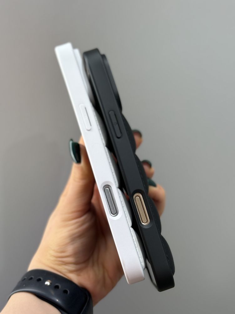 Пуферный чехол-пуховик для iPhone 15 The North Face Черный