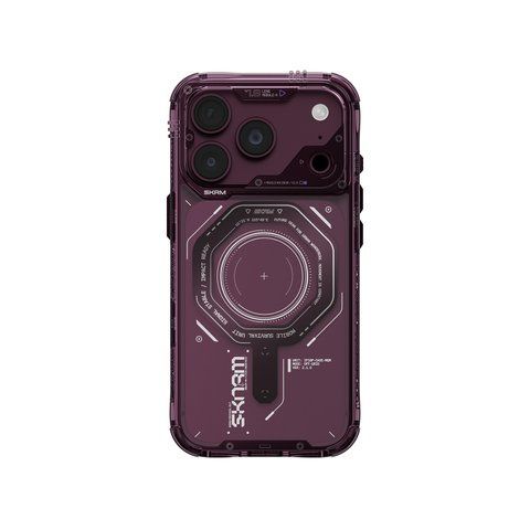 Чехол для iPhone 18 Pro Skinarma Magma (2026) Mag-Charge Burgundy