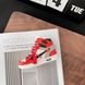 Силиконовый 3D чехол "Кроссовок Nike" для Apple Airpods Pro 2 бело-красного цвета