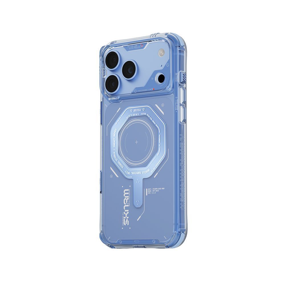 Чехол для iPhone 18 Pro Max Skinarma Magma (2026) Mag-Charge Blue
