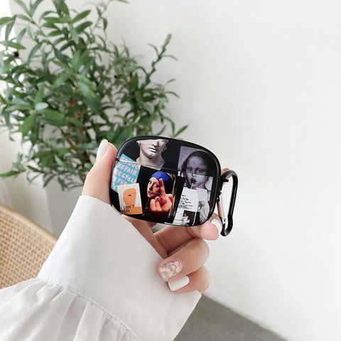 Черный чехол Lady Fashion для Airpods Pro