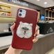 Чехол с вышивкой "Кот" Santa Barbara Polo Savanna для iPhone 13 из кожи