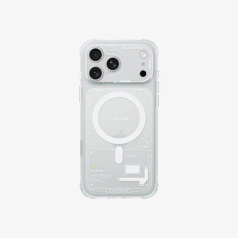Чехол для iPhone 18 Pro Max Peakzooc Neuron Series MagSafe White