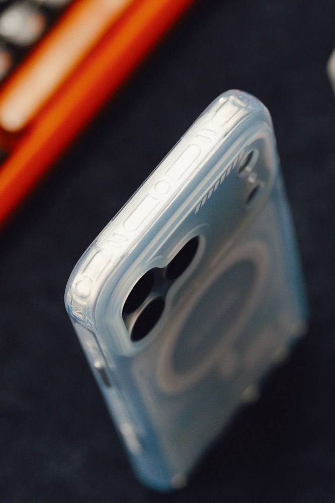 Чехол для iPhone 18 Pro Max Peakzooc Neuron Series MagSafe White