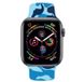 Силіконовий ремінець "Синій камуфляж" для Apple Watch 38-41 мм (Series 6/5/4/3/2)
