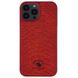 Красный кожаный чехол Santa Barbara Polo Knight для iPhone 12 Pro