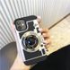 Чехол для iPhone 11 Pro Max с ремешком "Фотоаппарат" Черный