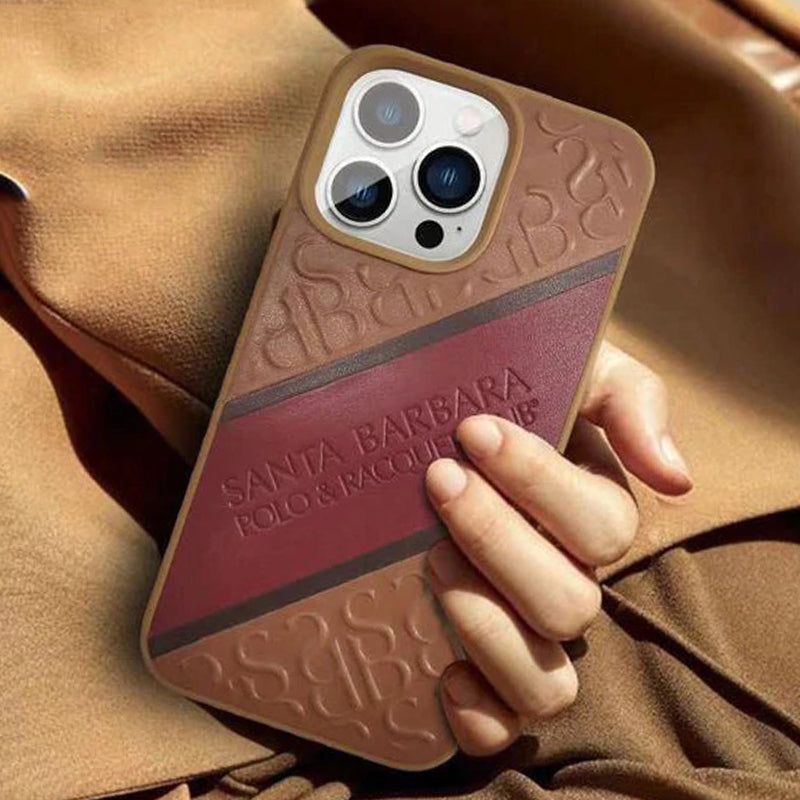 Шкіряний чохол Santa Barbara Polo Franco для iPhone 13 Pro Max Синій
