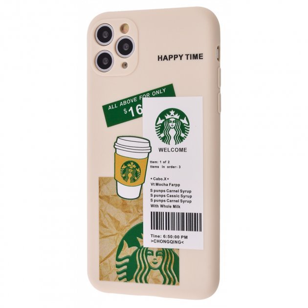 Чехол для iPhone X/XS Starbucks Happy Time