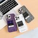 Чехол для iPhone 13 Pro Max Stone Island с патч-нашивкой Стоников Фиолетовый