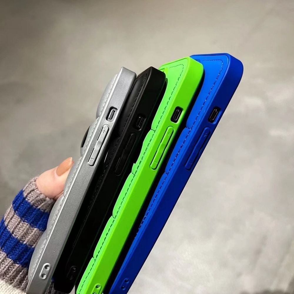 Пуферний чохол-пуховик для iPhone 12 Pro Max The North Face Зелений