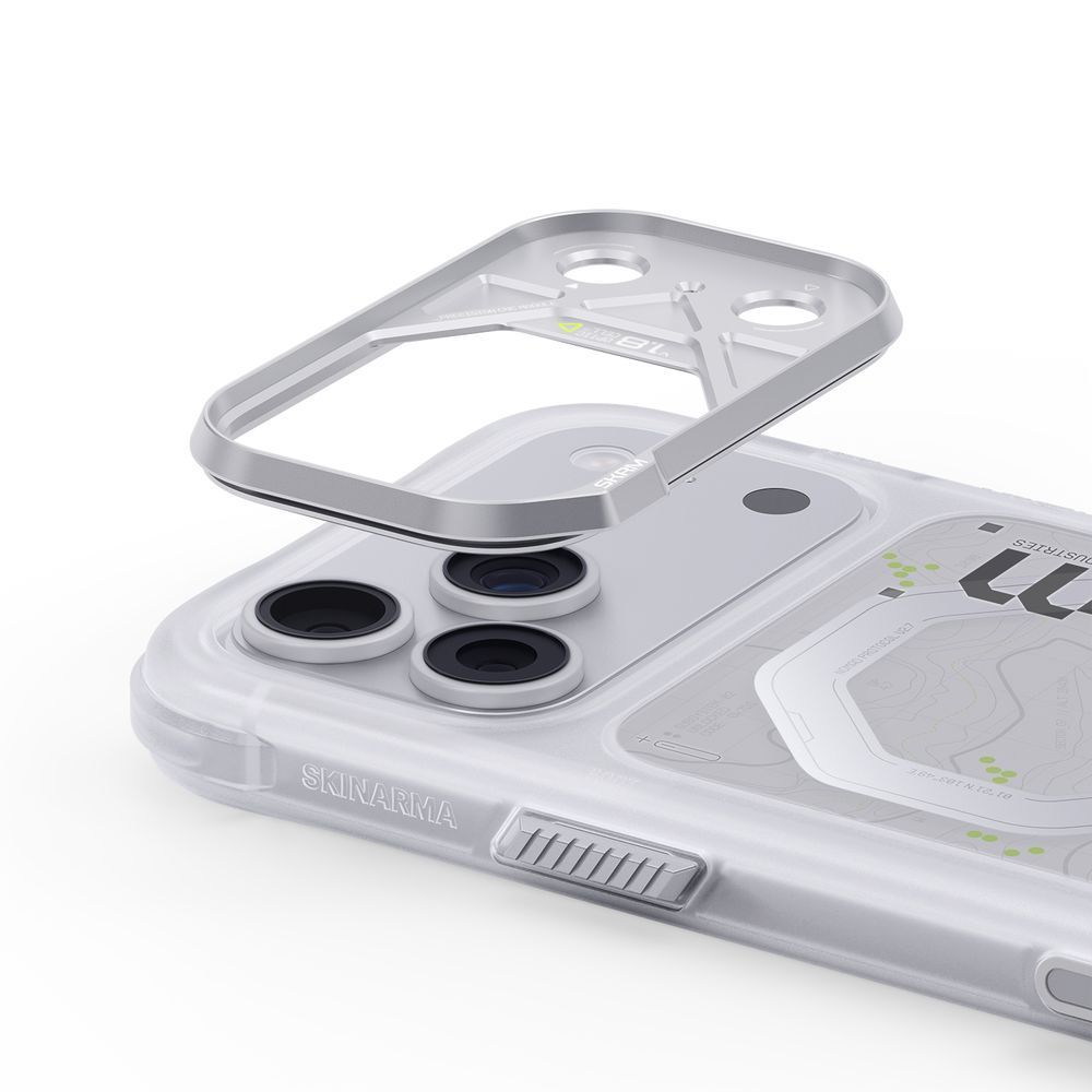 Чехол для iPhone 18 Pro Max Skinarma Sonar (2026) Mag-Charge White