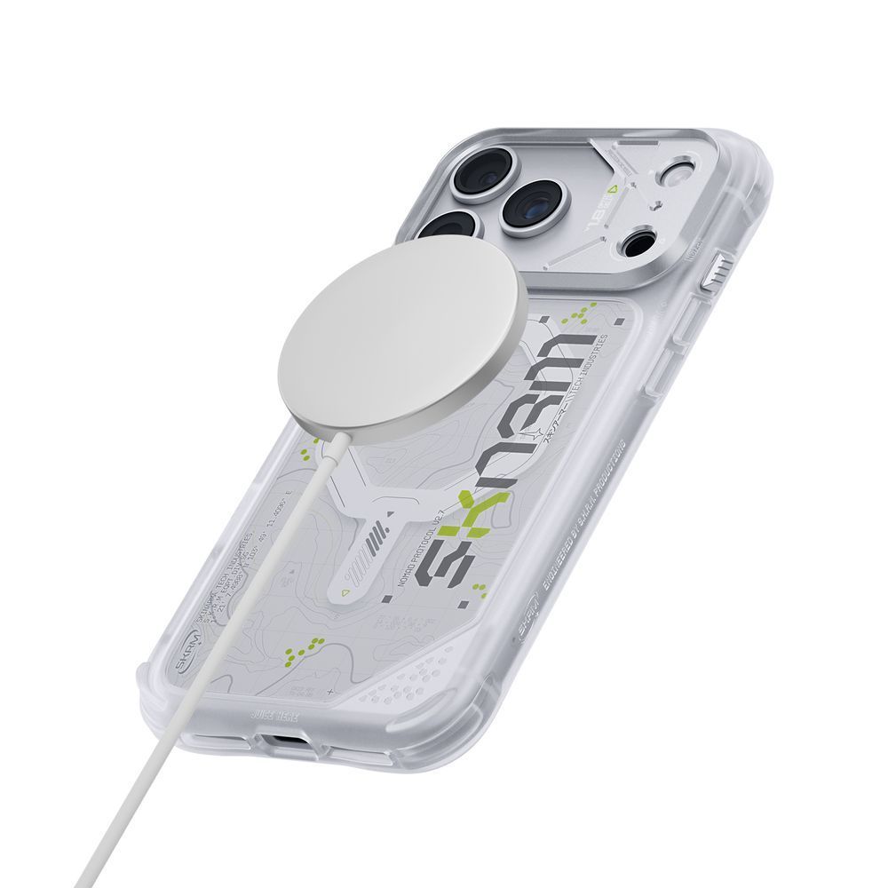 Чехол для iPhone 18 Pro Max Skinarma Sonar (2026) Mag-Charge White