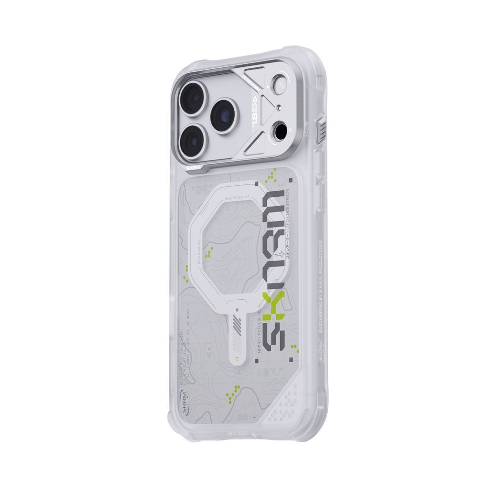 Чехол для iPhone 18 Pro Max Skinarma Sonar (2026) Mag-Charge White