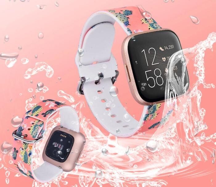 Розовый силиконовый ремешок "Кактус" для Apple Watch 38-41 мм (Series 6/5/4/3/2)