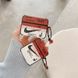 Чохол для Apple Airpods 1/2 Nike Air Jordan Sneaker з брелком Червоний