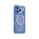 Чехол для iPhone 18 Pro Max Skinarma Saturn (2026) (Mag-Charge with Rotating Kick-stand) Blue