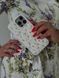 Чехол для iPhone 16 Pro Flowers White