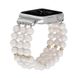 Жіночий ремінець з білих намистин "Перли" для Apple Watch 38-41 мм (Series 6/5/4/3/2)