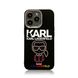 Чехол для iPhone 11 Color Line Karl Lagerfeld с защитой камеры Черный