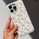 Чехол для iPhone 16 Pro Flowers White