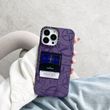 Чехол для iPhone 12 Pro Max Stone Island с патч-нашивкой Стоников Фиолетовый