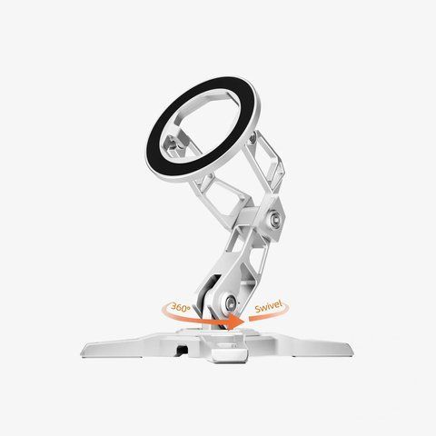 Магнитная подставка для смартфона Peakzooc Robotic Arm MagSafe с вращением на 360&deg; Silver