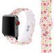 Силиконовый ремешок "Разноцветные ромашки" для Apple Watch 41 / 40 / SE 40 / 38 мм