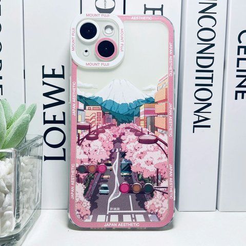 Чохол для iPhone 13 Японське місто з Фудзіяма