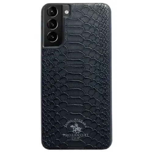 Чехол для Samsung Galaxy S22 Santa Barbara Polo Knight Leather case Черный
