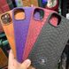 Шкіряний чохол для iPhone 14 Pro Max Santa Barbara Polo Knight Crocodile Leather Фіолетовий