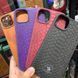Кожаный чехол для iPhone 14 Pro Max Santa Barbara Polo Knight Crocodile Leather Фиолетовый