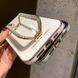 Блискучий чохол для iPhone 13 Pro Max з підставкою Leading the fashion Білий