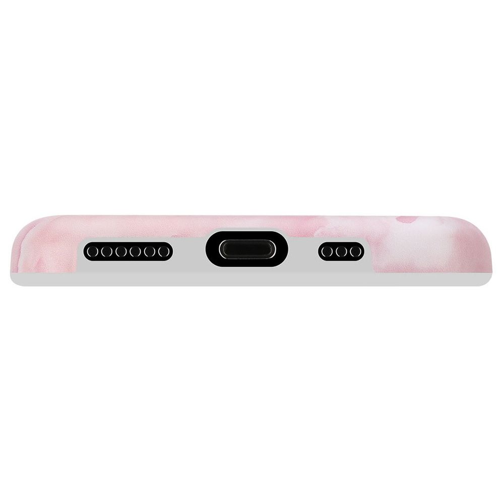 Силиконовый чехол на iPhone 11 Pro Max Розовый мрамор
