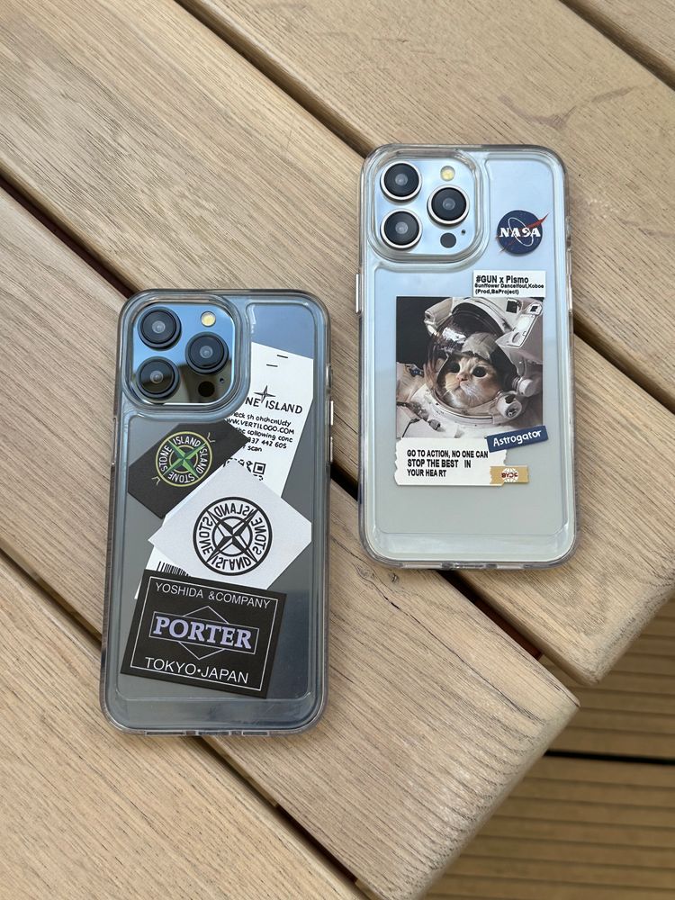 Чохол для iPhone 14 Pro Max Astronaut Cat NASA Прозорий