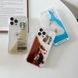 Чехол-переливашка для iPhone 12 Starbucks с молочно-белыми сливками