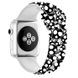 Черно-белый ремешок "Мультяшный череп" из силикона для Apple Watch 38-41 мм (Series 6/5/4/3/2)