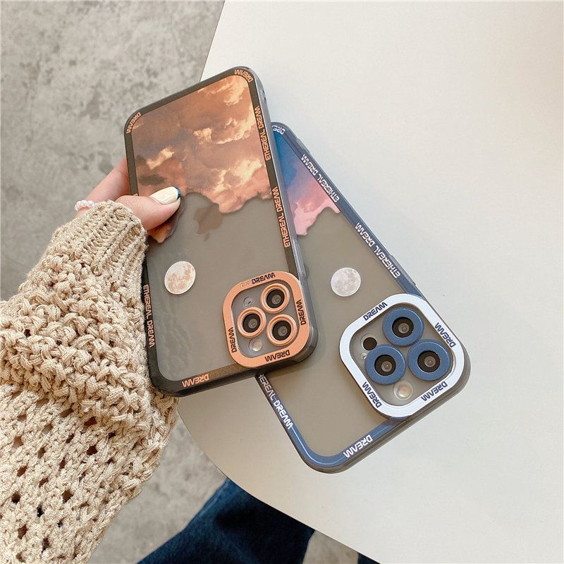 Чехол для iPhone 12 Pro Ethereal Dream с защитой камеры Прозрачно-коричневый
