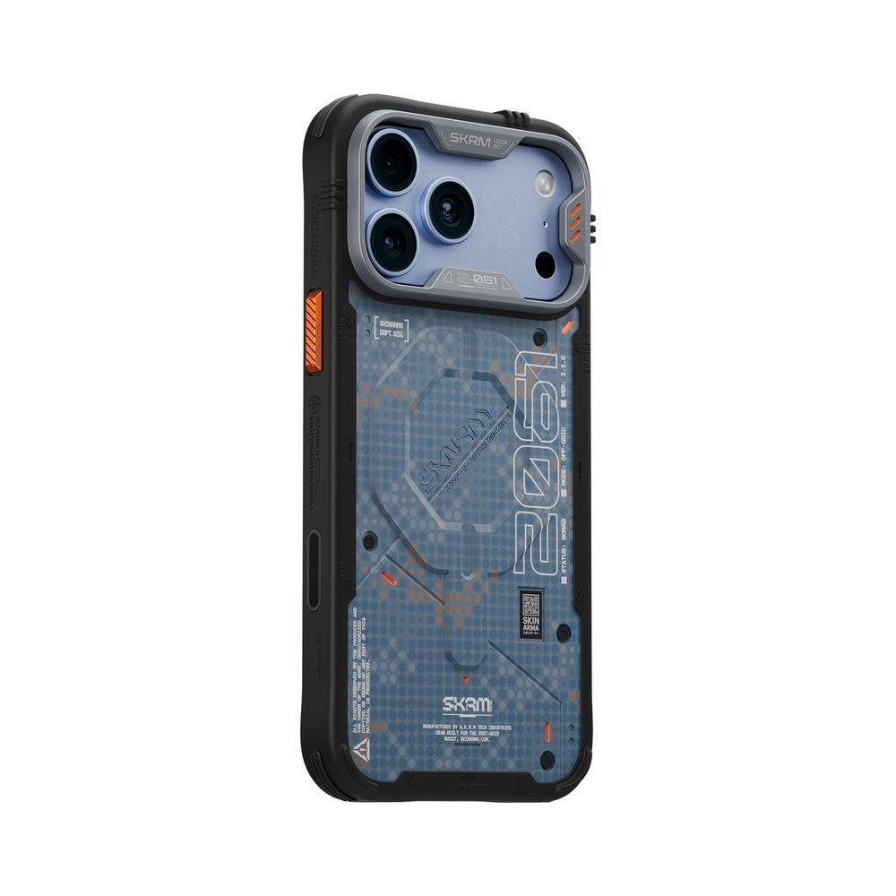 Чехол для iPhone 18 Pro Max Skinarma Vigor Xe (2026) Mag-Charge Blue