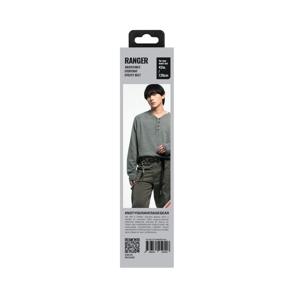 Ремень Skinarma Ranger Nylon Belt 25mm with Fidlock Clasp & Utility Loops Khaki