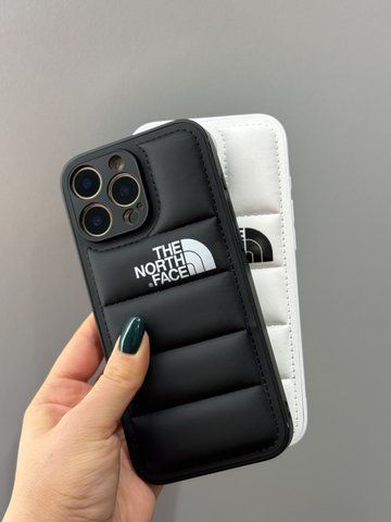 Пуферний чохол-пуховик для iPhone 14 The North Face Чорний